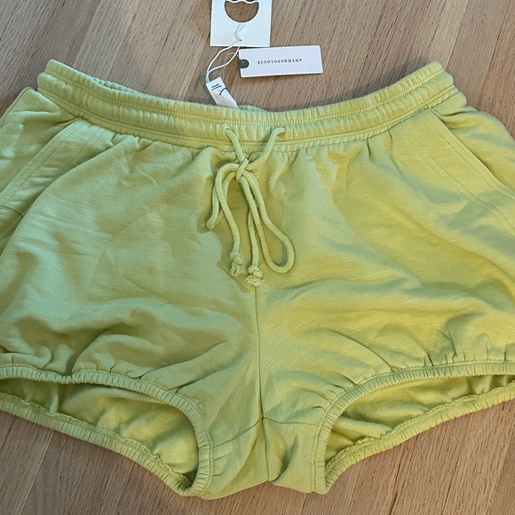 NWT - Anthropologie Daily Practice - Grace Bloomer Bubble Green Shorts - Medium - Picture 3 of 5